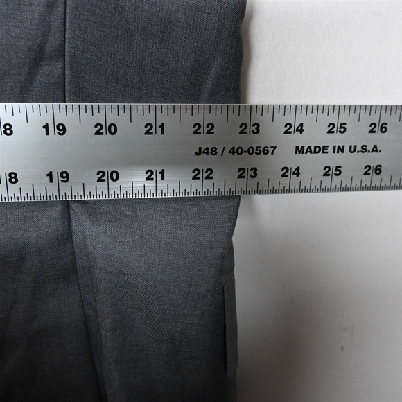 Dielmar Private 48R Gray Dormeuil Amadeus 365 Wool Mens Suit Jacket Sport Coat - Picture 8 of 12